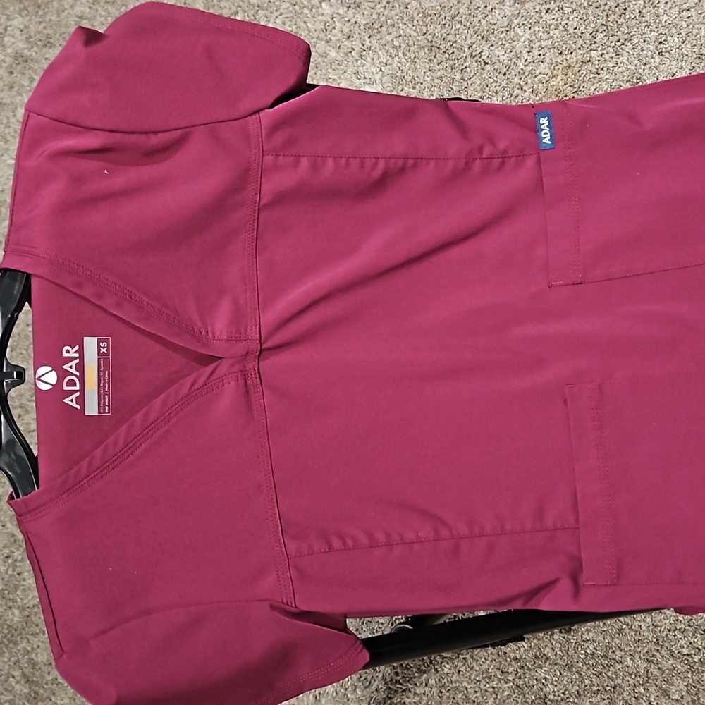 Adar Maroon scrub set